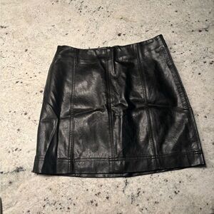 Wild Fable Leather Skirt.